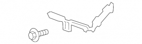 Rear bumper mount right Toyota Camry v70 18-24