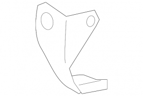 Rear bumper bracket right outer Toyota Sequoia 08-16 rear