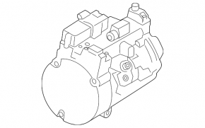 Air Conditioning Compressor VW Jetta 13-16 USA 1.4T hybrid