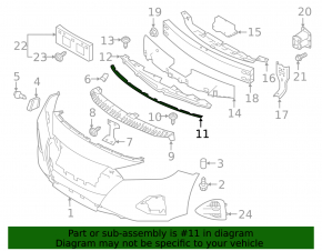 Nissan Maxima A36 16-23 Hood Seal