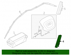 Airbag seat right Audi Q5 80A 18-24