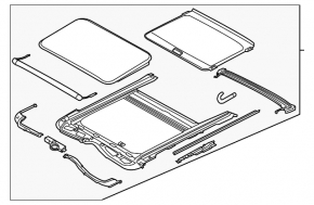 Sunroof Assembly Hyundai Elantra UD 11-13