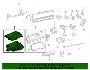 Projection on the windshield Toyota Sienna 21-25
