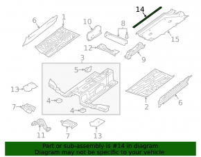 Underbody protection front right Audi Q3 8U 15-18 small