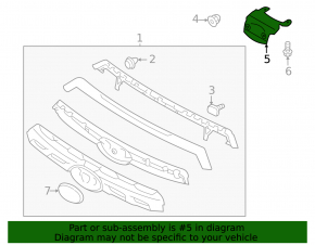 Subaru Forester 19-21 SK TV Trim Bracket