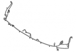 Kia K5 21-24 front bumper wiring for LED fog lights and radar