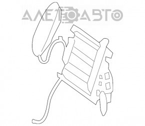 Mercedes GLC 16-22 driver's seat knee support adjustment motor broken mount