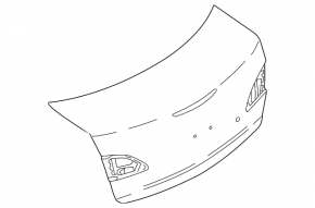 Mazda 3 09-13 4D Trunk Lid