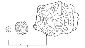 Generator Mazda CX-9 07-15 3.5, 3.7