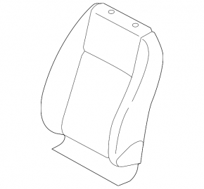 Passenger seat Ford Ecosport 18-22 cloth black