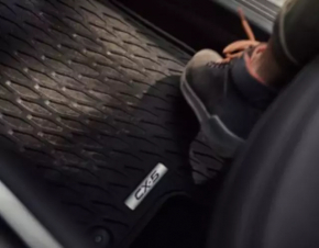 Carpet interior rear left Mazda CX-5 17- rubber black