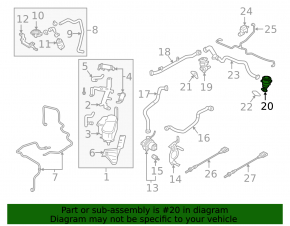EGR valve left Audi Q7 16- 3.0T