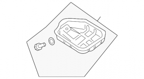 Oil pan Nissan 350Z 03-07 3.5 VQ35DE
