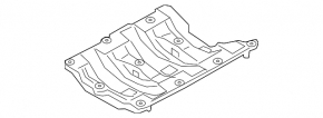 Oil deflector BMW X3 G01 18-21