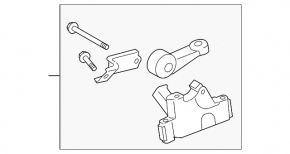 Engine mount upper right Toyota Avalon 05-12 TENACITY