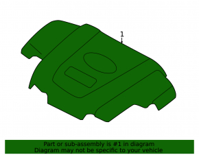 19-23 Subaru Crosstrek Hybrid Engine Cover