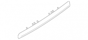 Trunk door molding Mercedes W164 ML 06-11