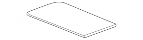 Rear center console mat Chevrolet Volt 11-15