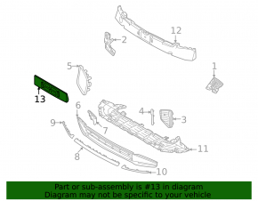 Volvo XC90 25-26 front bumper license plate frame for type 2