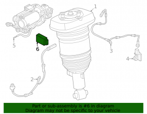 BMW i4 22-26 air suspension control unit