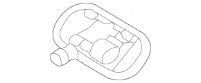 Right windshield washer nozzle for Audi A6 C7 12-18