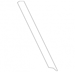 Right door-wing seal BMW i8 13-20 Fender & mounting,