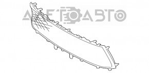 Front bumper grille lower Lexus RX350 RX450h 13-15 rest F-sport