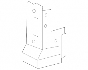 Front right side member nose Lexus NX200t NX300 NX300h 15-21