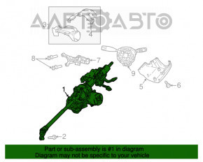 Power Steering Control Unit Jeep Compass 17-21
