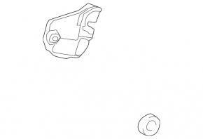 Toyota Prius 2009 rear right door lock