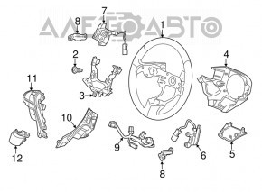 Bare steering wheel Acura ILX 13-15