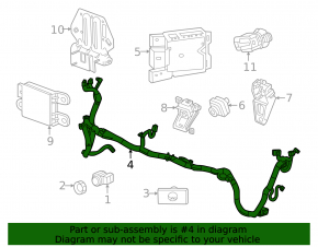 Chevrolet Equinox EV 24-26 front bumper wiring for super cruise