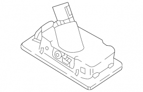 Trunk lid number plate light left Hyundai Elantra AD 17-18 prerest