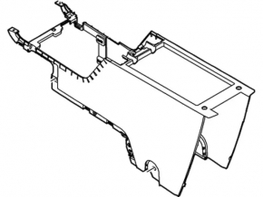 Central console armrest and cup holders Ford Flex 09-12 prerest