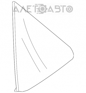 Window blind glass rear right Mazda3 MPS 09-13