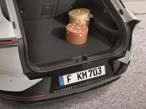 Kia EV6 22-24 trunk mat, black cloth