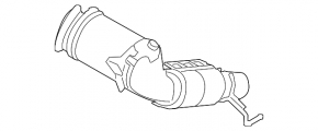 Catalytic Converter BMW X1 F48 16-19 B46