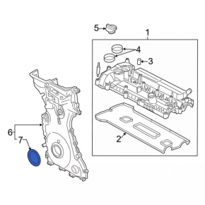Ford Escape 13-19 2.5 Crankshaft Cover