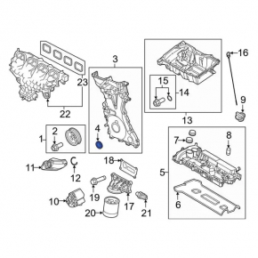 Ford Escape 13-19 2.5 Crankshaft Cover