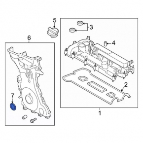 Ford Escape 13-19 2.5 Crankshaft Cover