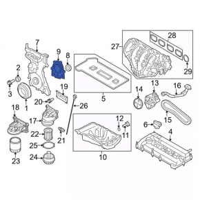 Ford Escape 13-19 2.5 Crankshaft Cover