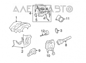 Nissan 350z Left Steering Column Shift Paddle