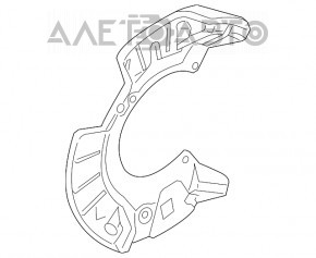 Brake Disc Cover Front Left Mini Cooper F56 3d 14-