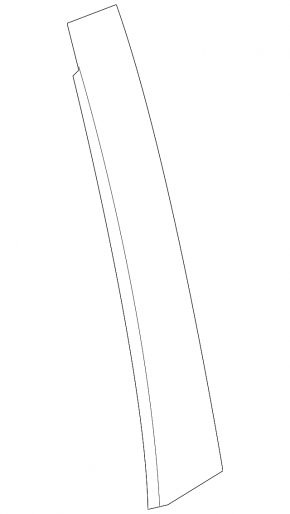 Door trim side rear left Chevrolet Bolt EV 17-23 front