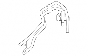 Cooling pipes of automatic transmission Audi A6 C8 19-