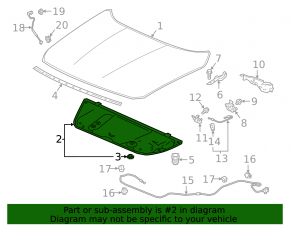 Honda Accord hood insulation tears