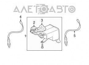Canister with carbon absorber VW Touareg 11-17 3.6