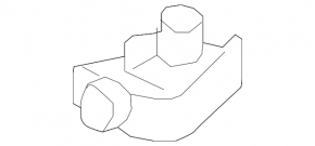 Airbag sensor front right Lexus IS 14-20 on TV, broken guide