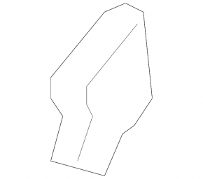Airbag sensor door left Toyota Sienna 11-16