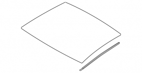 Sunroof glass Audi A3 22-26